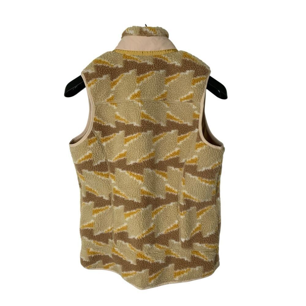 Patagonia Classic Retro-X Fleece Vest take root natural women's size small 23083 - Picture 3 of 6
